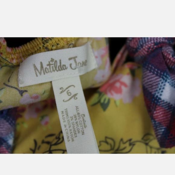 MATILDA JANE SOPHIE KNOT SWING TOP SIZE 6 EUC - Picture 6 of 6